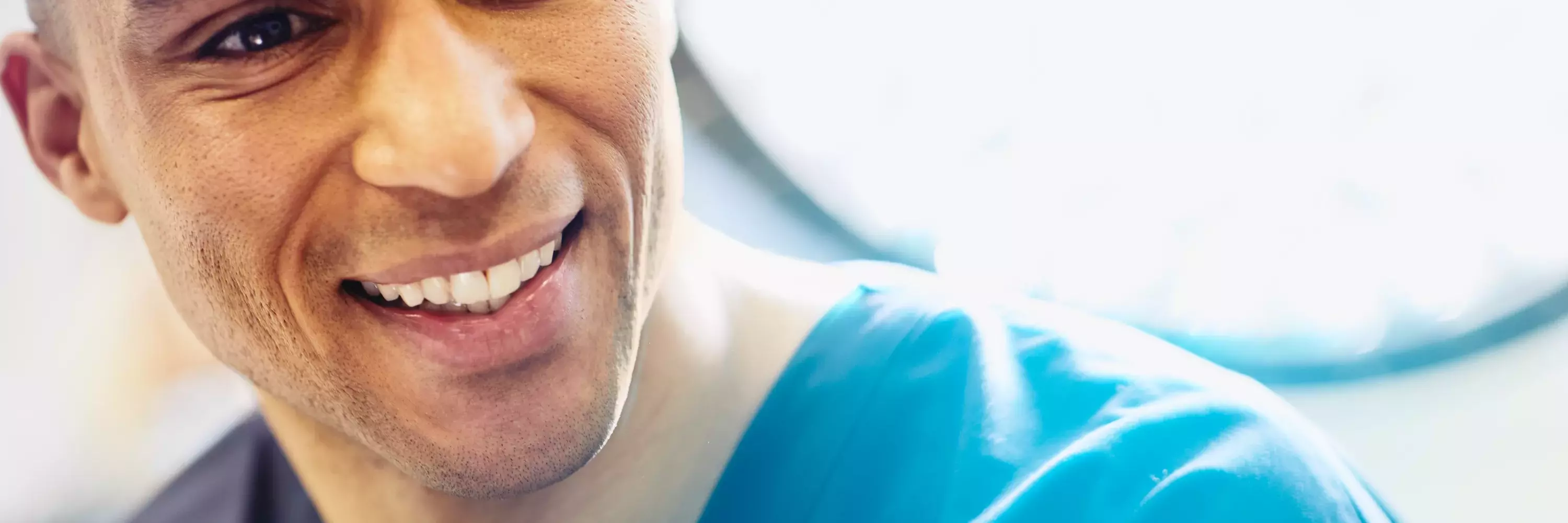 smiling medical worker